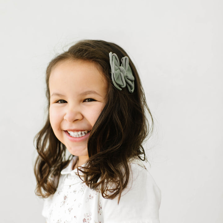 Baby Fab Clips 2pk - Sage by Baby Bling