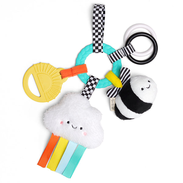 Bitzy Busy Ring™ Teething Activity Toy - High Contrast by Itzy Ritzy