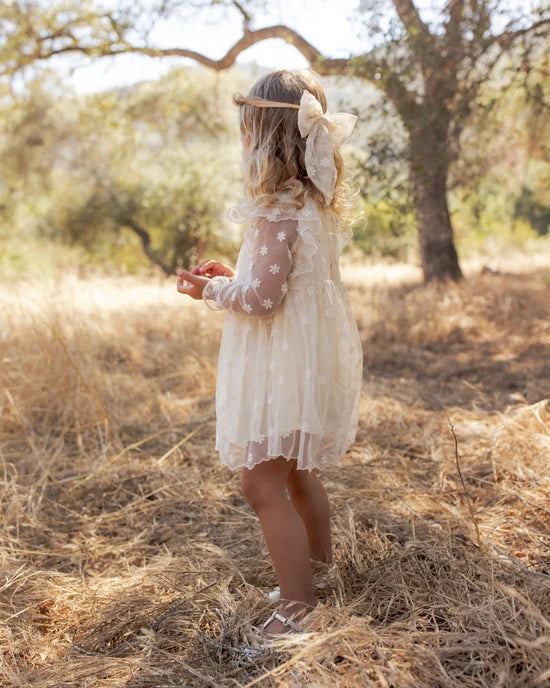 Celine Dress || Embroidered Daisy by Noralee