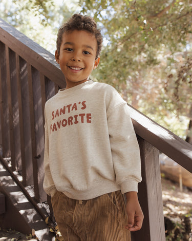 Relaxed Sweatshirt || Santa's Favorite by Rylee + Cru
