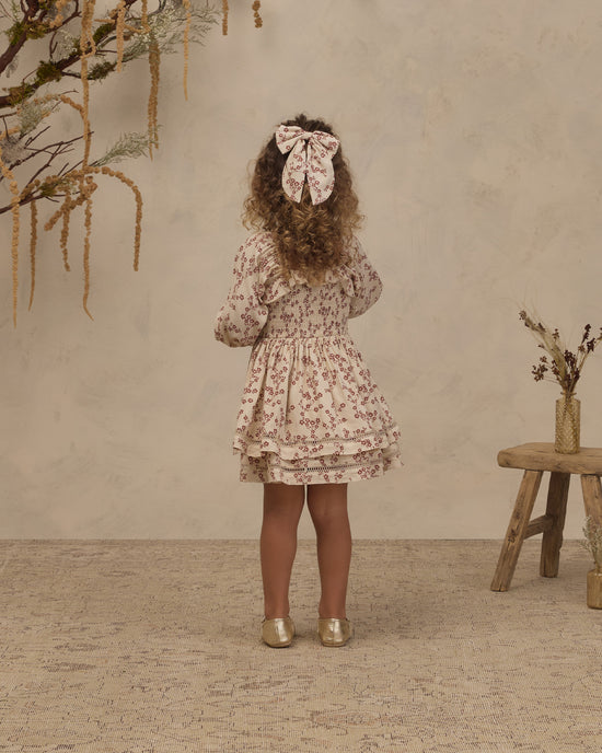 Everly Bow || Floral Toile by Noralee