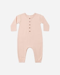 Long Sleeve Jumpsuit || Dusty Rose by Quincy Mae