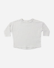 Long Sleeve Tee || Cloud Stripe by Quincy Mae