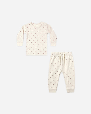 Waffle Top + Pant Set || Fall Ditsy by Quincy Mae