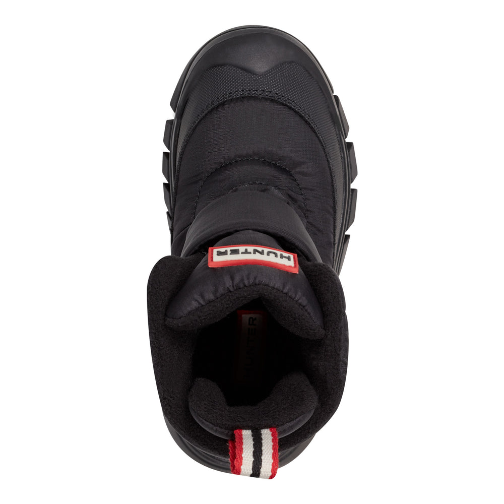 Little Kids Igloo Lug Sole Insulated Waterproof Snow Boots- Black by Hunter Boots