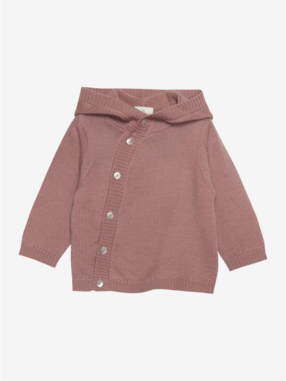 Wool Knit Jacket in Old Rose by Fixoni