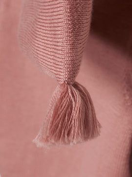 Wool Knit Jacket in Old Rose by Fixoni