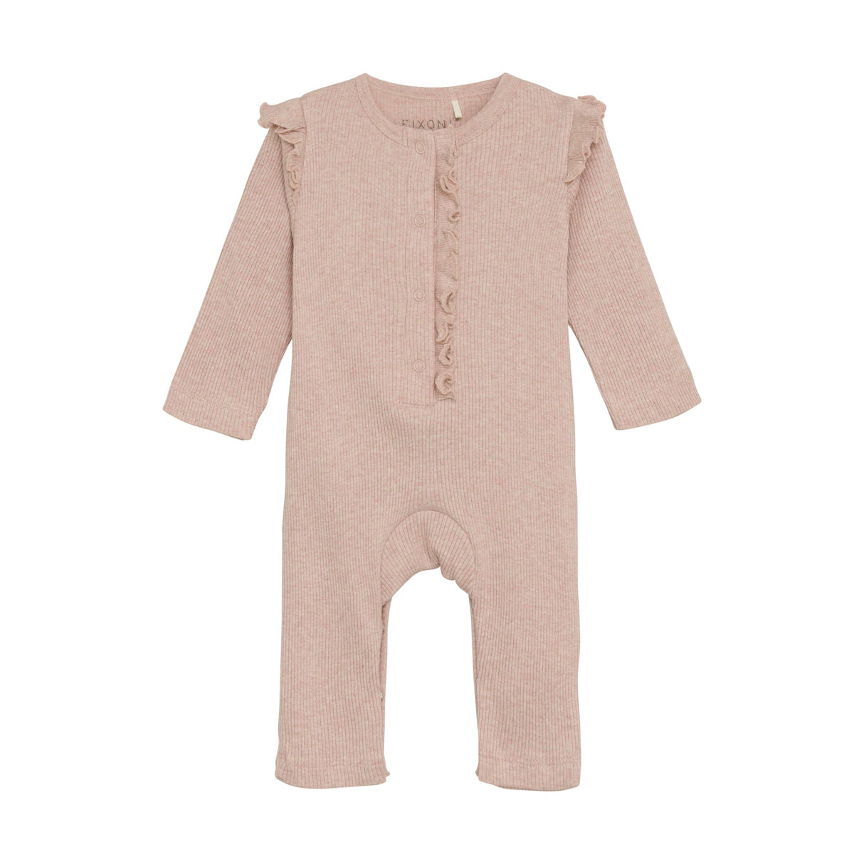 Ribbed Romper - Silver Peony by Fixoni