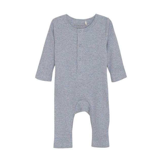 Ribbed Romper - Gray Dawn by Fixoni