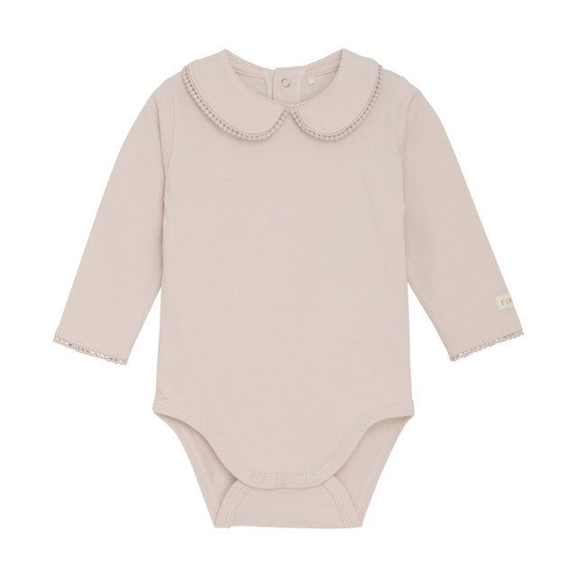 Infant Girl Body Ls W. Collar in Hushed Violet by Fixoni
