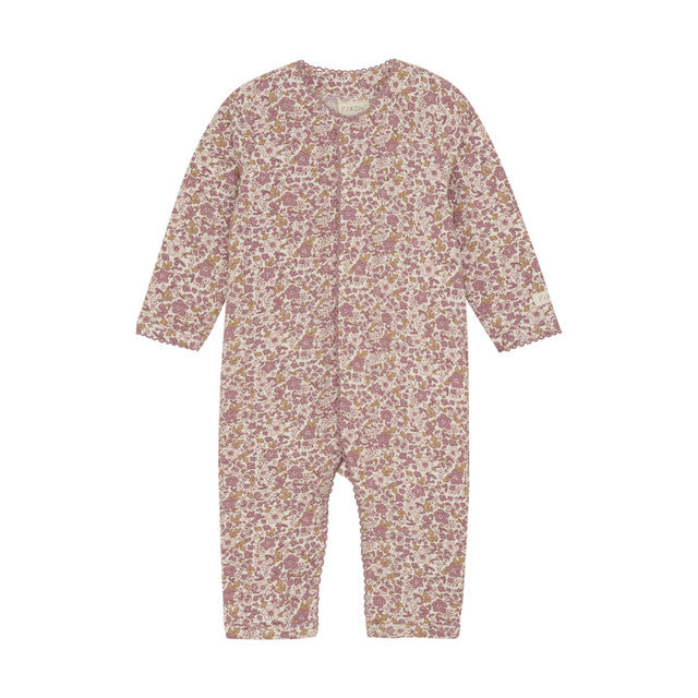 Infant Girl Romper LS- Rose by Fixoni
