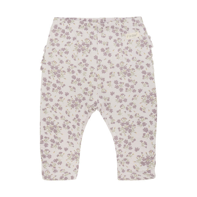 Infant Girl Leggings in Gray Lilac