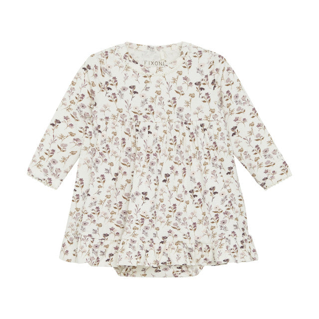 Girls Long Sleeve Dress- Violet Ice by Fixoni