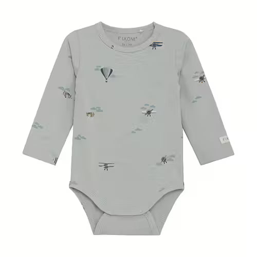 Long Sleeve Bodysuit in High Rise by Fixoni