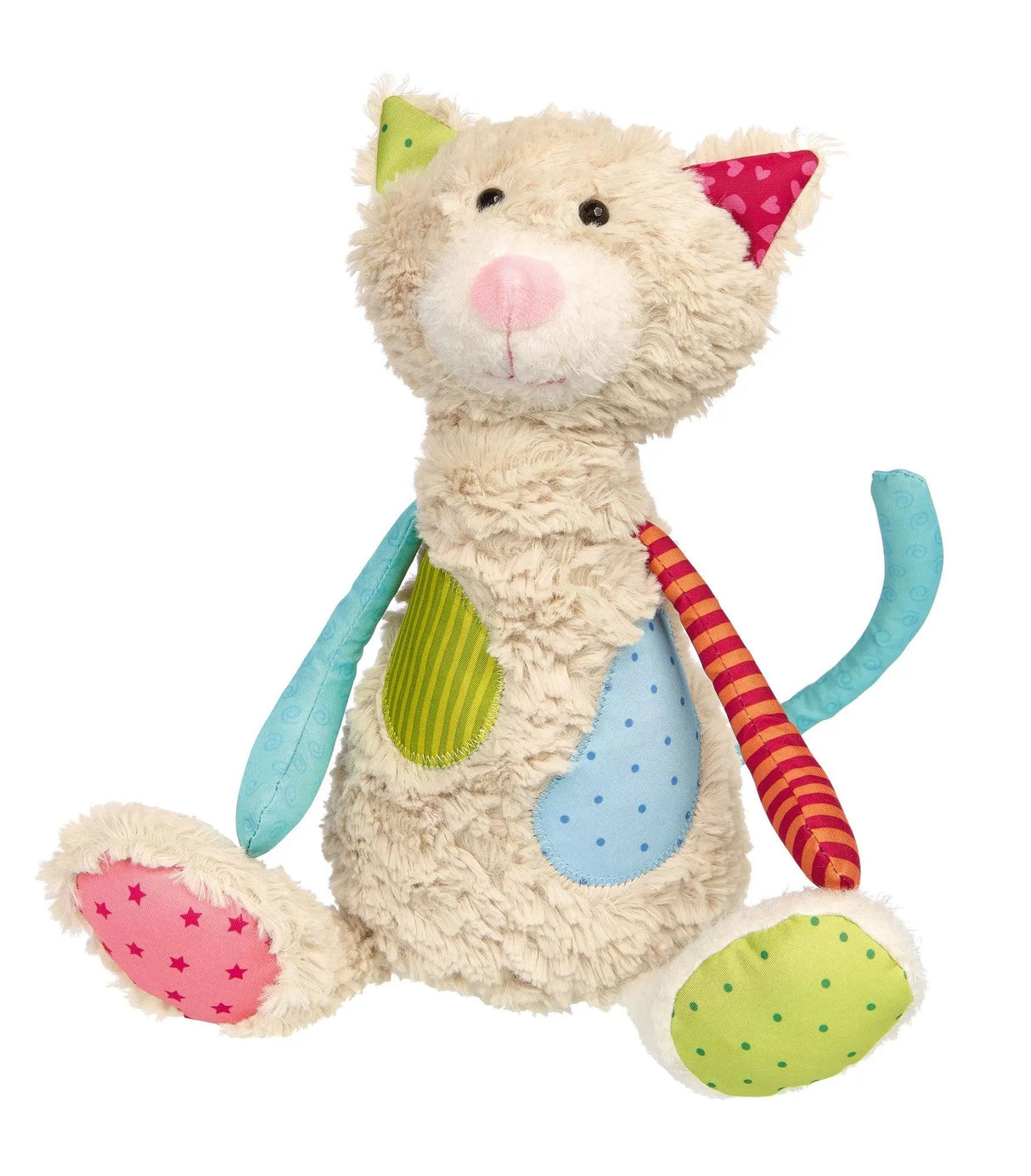 Patchwork Cat Plush Toy by sigikid