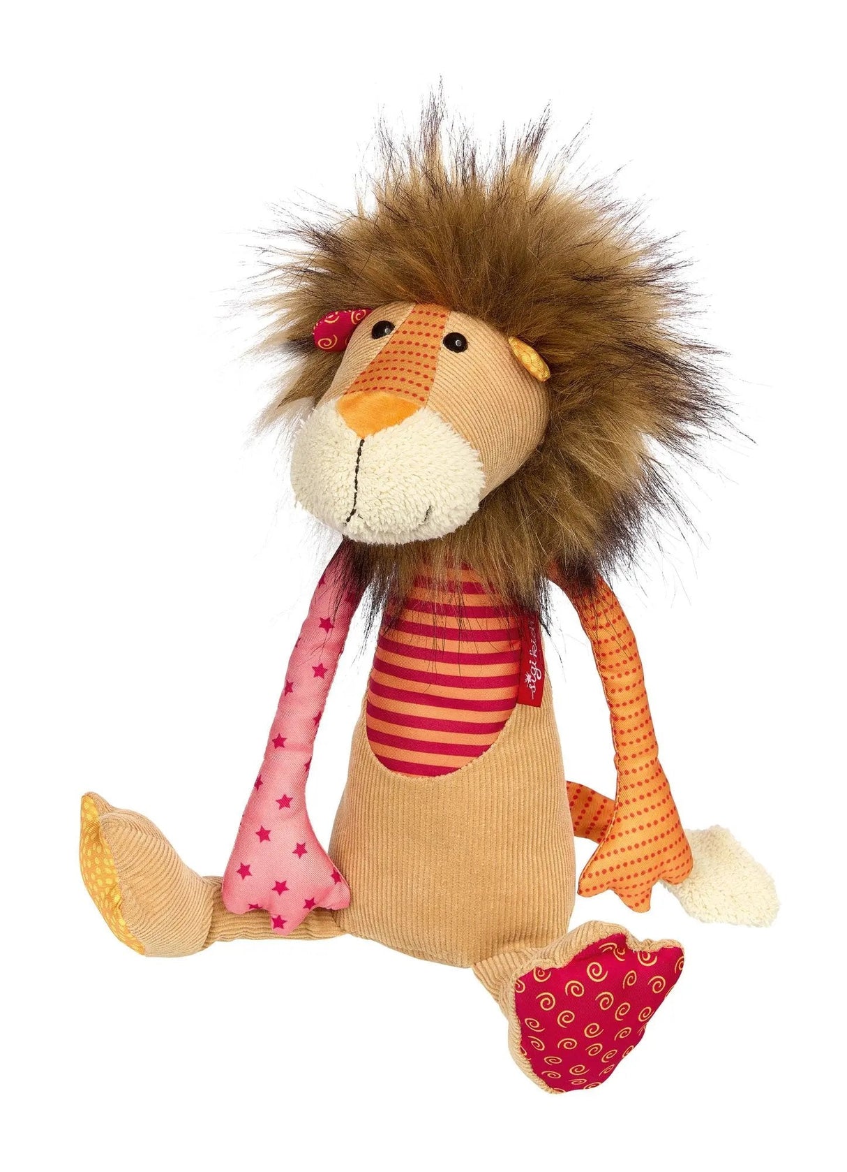 Patchwork Lion Plush Toy by sigikid