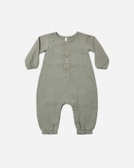 Woven Jumpsuit || Spruce by Quincy Mae