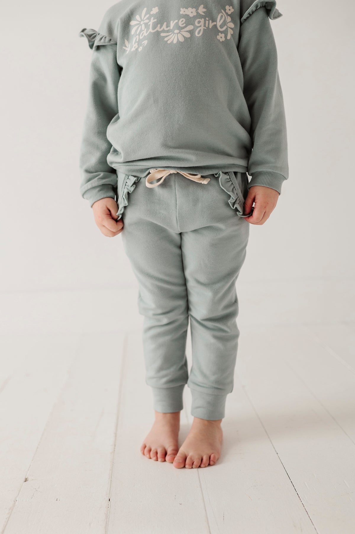 Girl's Joggers- Slate by babysprouts