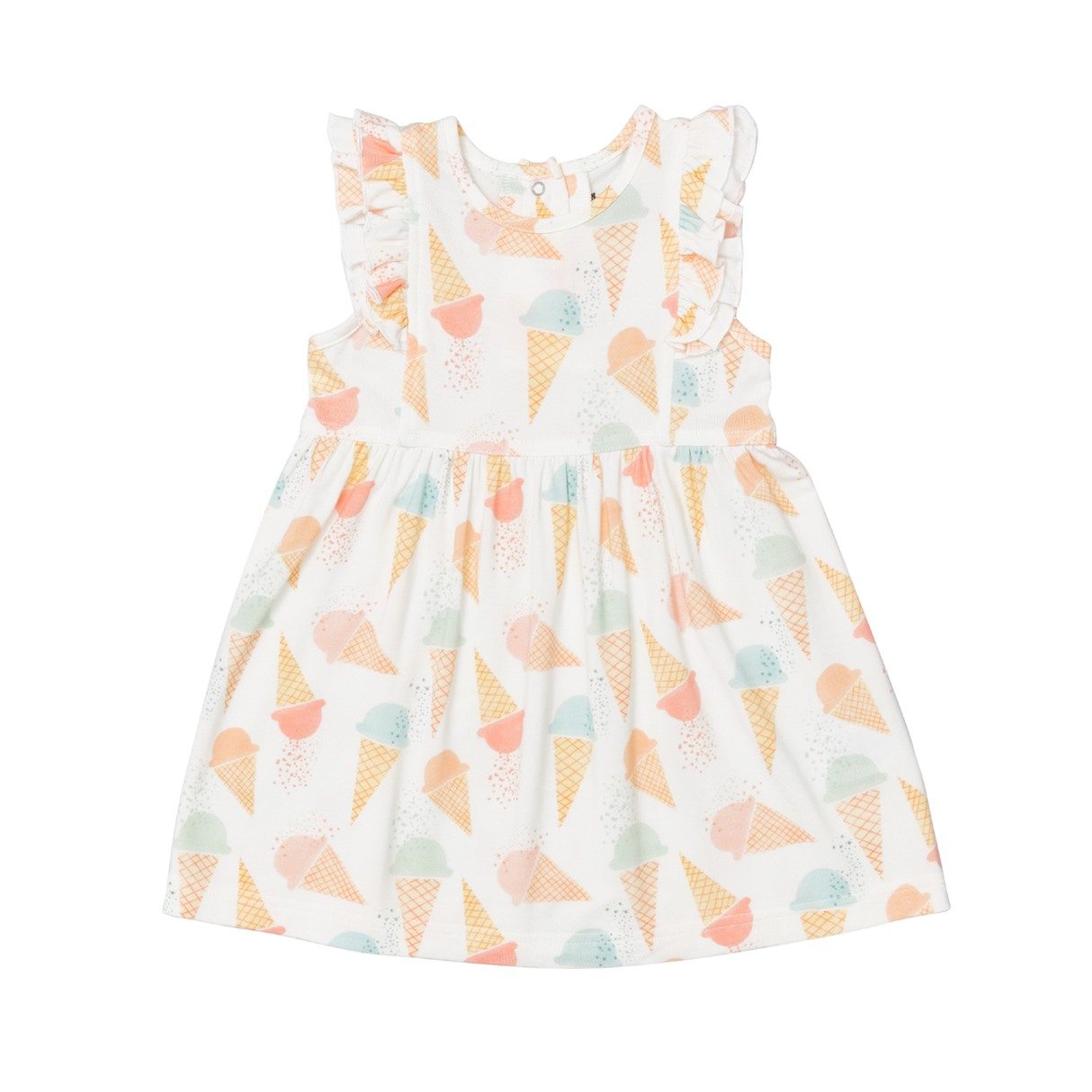 Infant/Kid Girl Modal Dress in Gelato by Coccoli