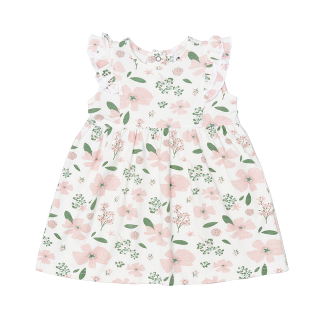 Infant/Kid Girl Cotton-modal Dress in Floral by Coccoli