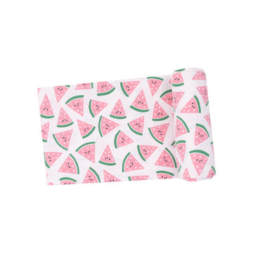 Swaddle Blanket - Watermelon Hearts by Angel Dear