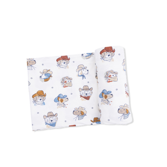 Swaddle Blanket- Cowdogs by Angel Dear