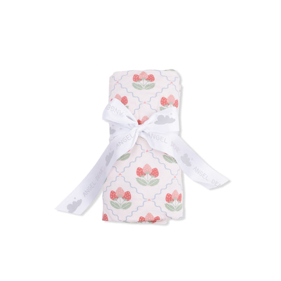 Swaddle Blanket- Sweet Strawberries by Angel Dear