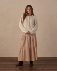 Women's Fuzzy Cardigan || Natural by Rylee + Cru