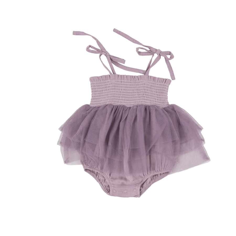 Tutu Bubble - Dusty Lavender Solid Muslin by Angel Dear