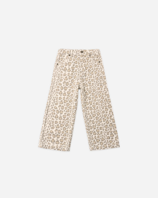 Straight Leg Pant || Leopard by Rylee + Cru