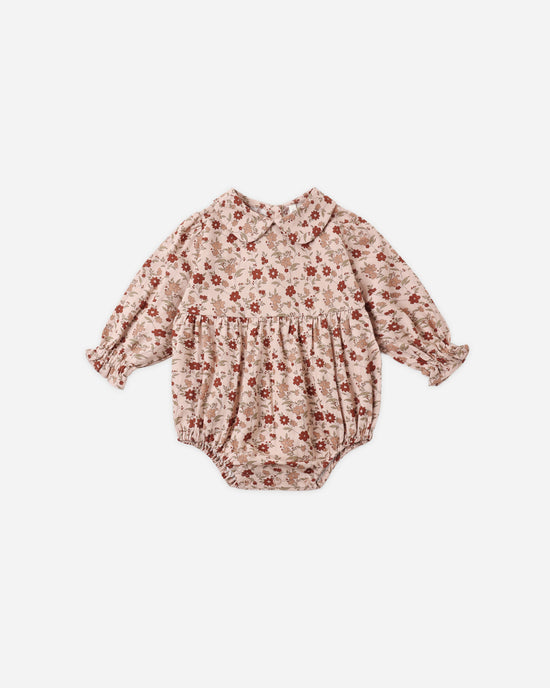 Cora Romper || Pink Floral by Rylee + Cru