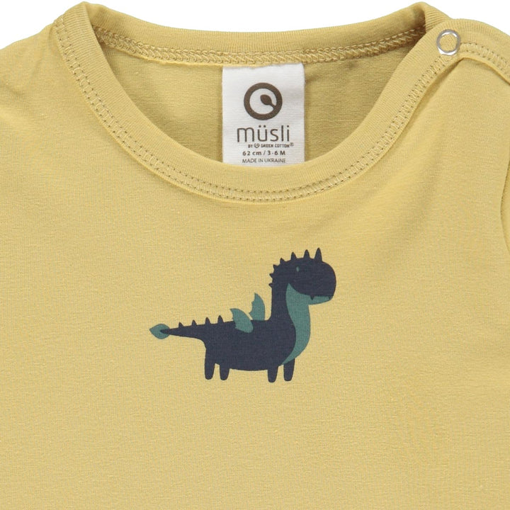 Long Sleeve Top in Dragon by Müsli