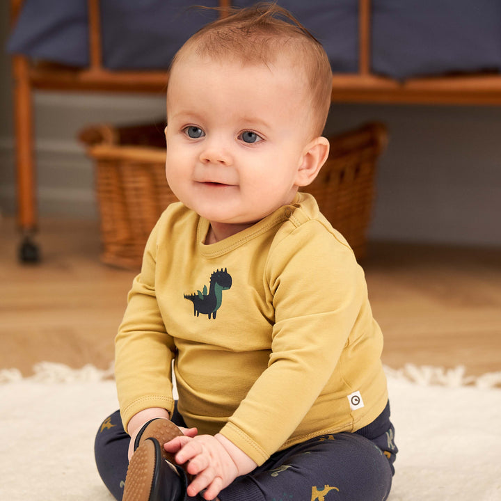 Long Sleeve Top in Dragon by Müsli