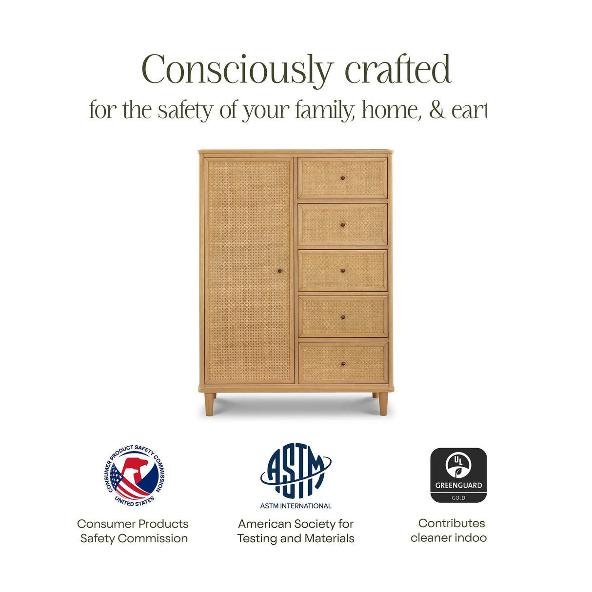 Namesake Marin with Cane Chifforobe