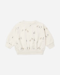 Relaxed Sweatshirt || Deer by Quincy Mae