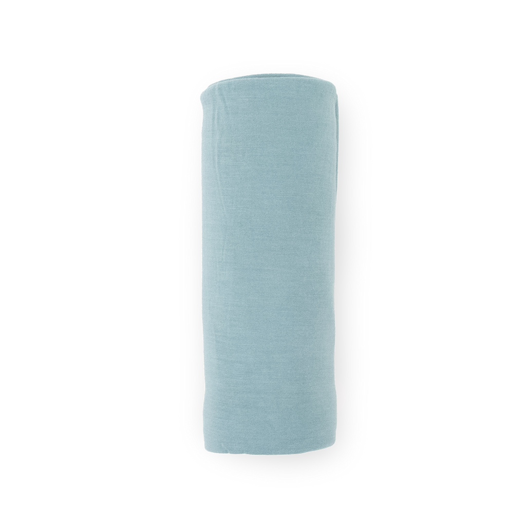 Stretch Knit Swaddle Blanket - Harbor by Little Unicorn