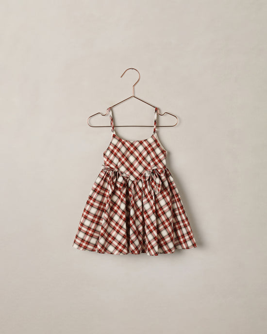 Betsy Dress || Holiday Tartan by Noralee