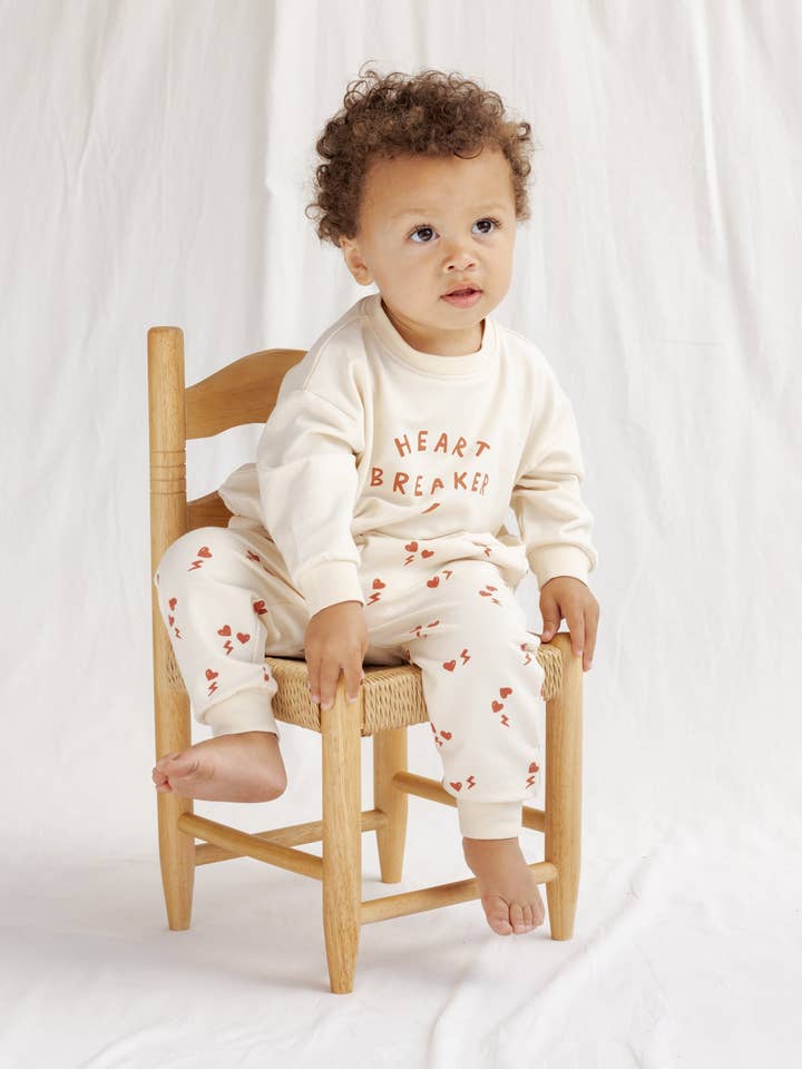 Relaxed Sweatshirt || Heart Breaker by Quincy Mae