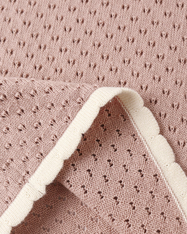 Pointelle Knit Pant || Rosewood by Rylee + Cru