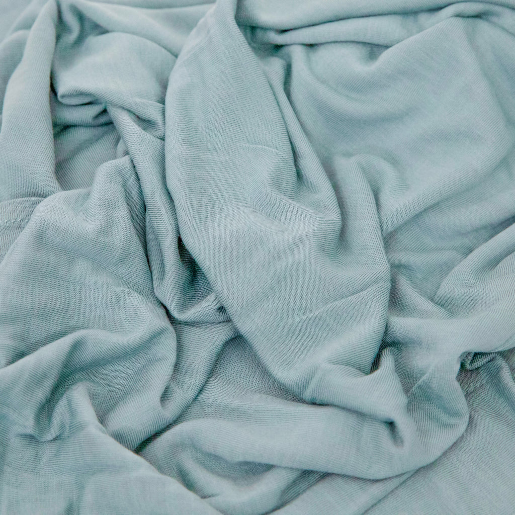 Stretch Knit Swaddle Blanket - Harbor by Little Unicorn