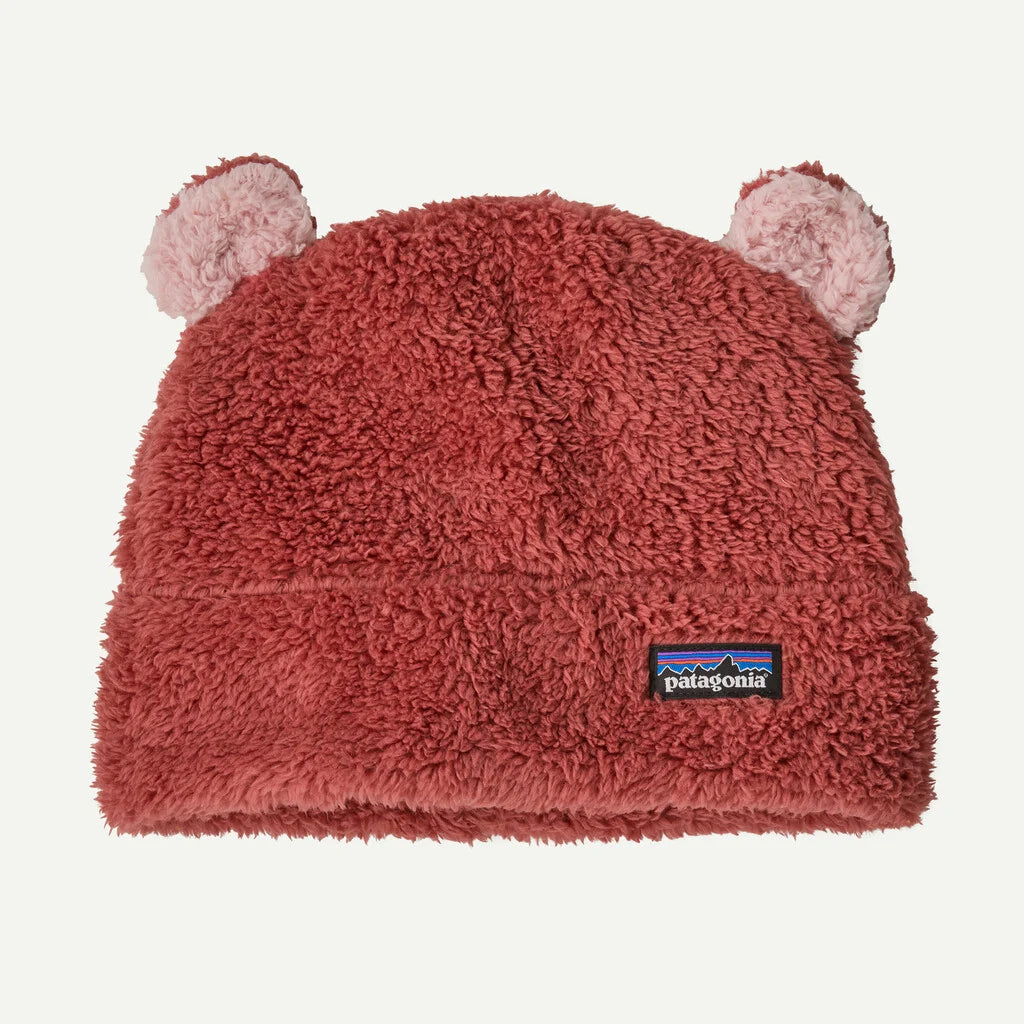 Baby Furry Friends Fleece Hat- Potters Red by Patagonia