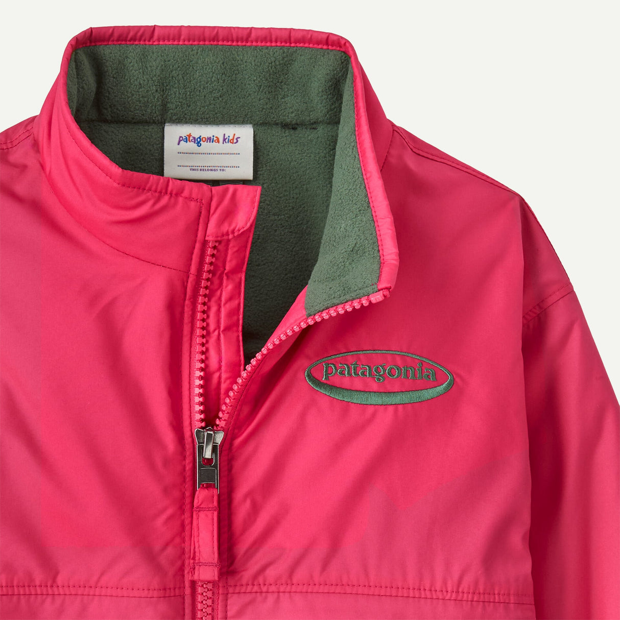 Baby Lined Windbreaker Jacket- '95 Oval Logo: Punchy Pink by Patagonia