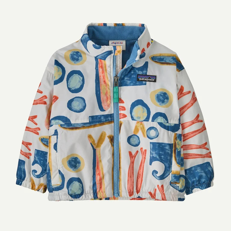 Baby Lined Windbreaker Jkt- Sardines: Natural by Patagonia