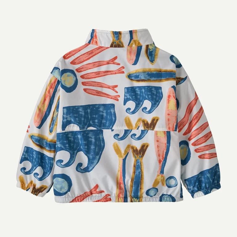 Baby Lined Windbreaker Jkt- Sardines: Natural by Patagonia