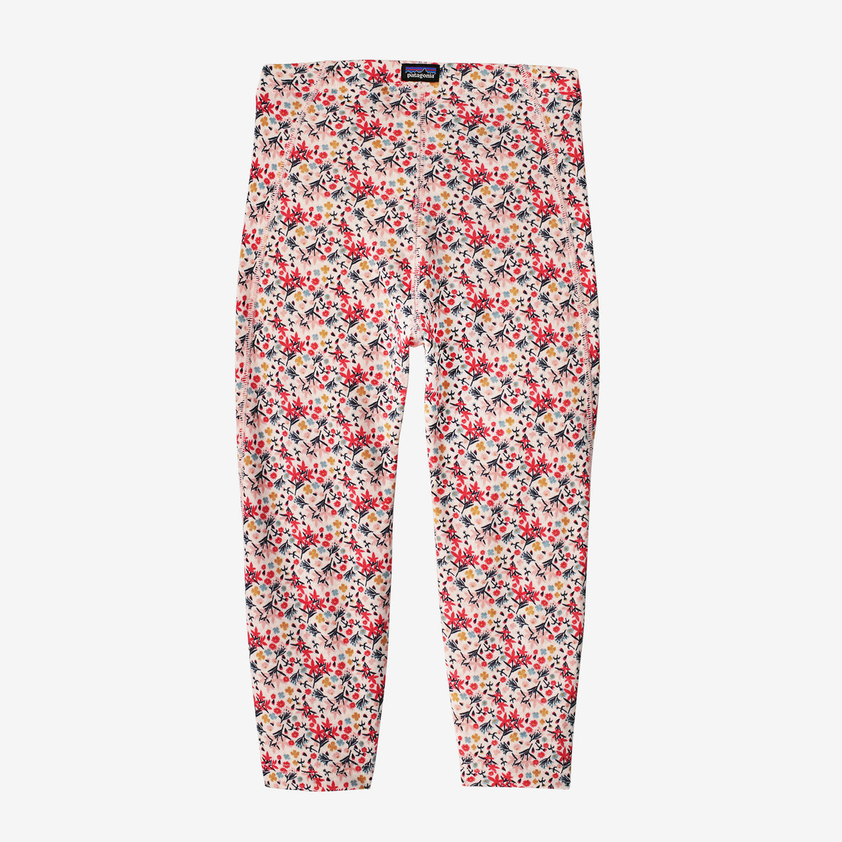 Baby Capilene® Midweight Bottoms - Little Isla: Mallow Pink by Patagonia