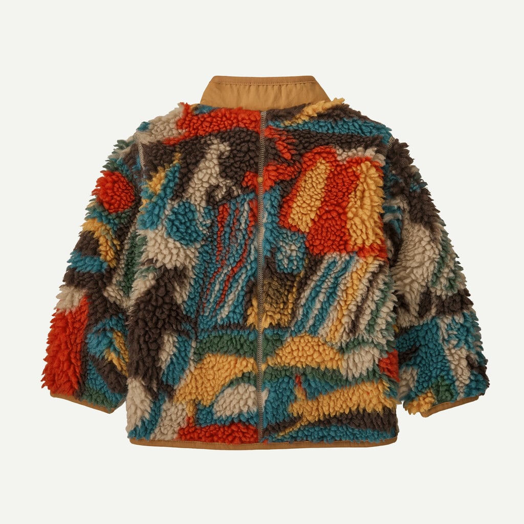 Baby Retro-X® Fleece Jacket- Let's Chat More: Den Brown by Patagonia