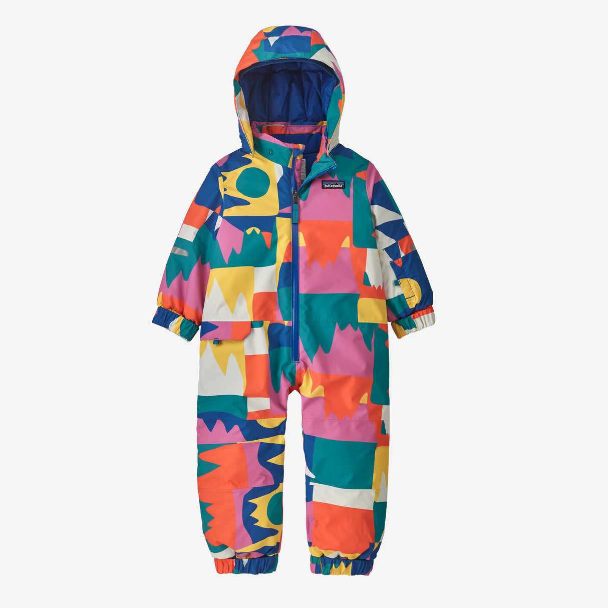 Baby Pile One-Piece Snowsuit in Frontera Passage Blue by Patagonia