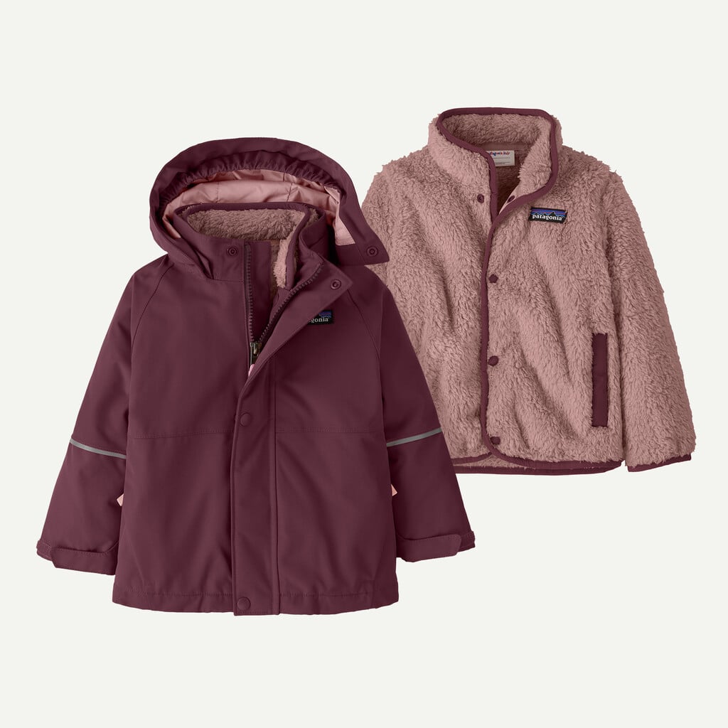 Baby All Seasons 3-in-1 Jacket- Berry Fig by Patagonia
