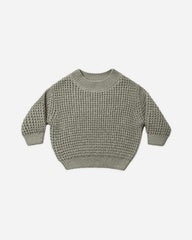 Chunky Knit Sweater || Spruce by Quincy Mae