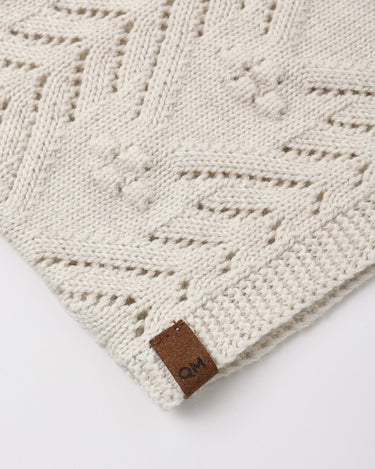 Knit Bonnet || Heathered Oatmeal by Quincy Mae